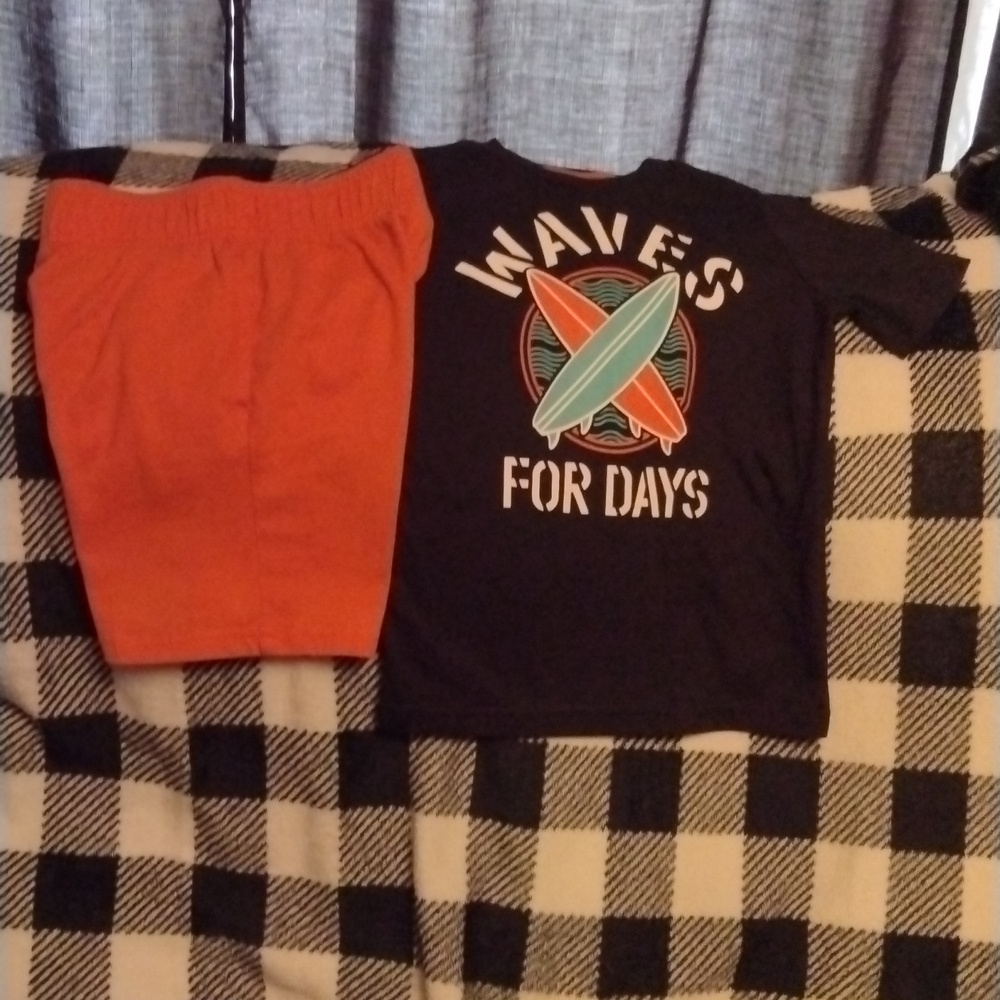🖤🧡BOYS 365KIDS FROM GARANIMALS SHORT SET🖤🧡